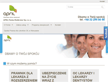 Tablet Screenshot of medbroker.pl